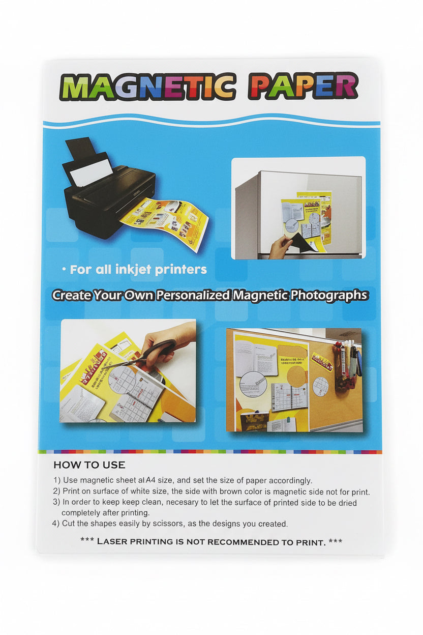 Magnetic Paper A4 5Pcs / ورق مغناطيسي A4 عدد 5