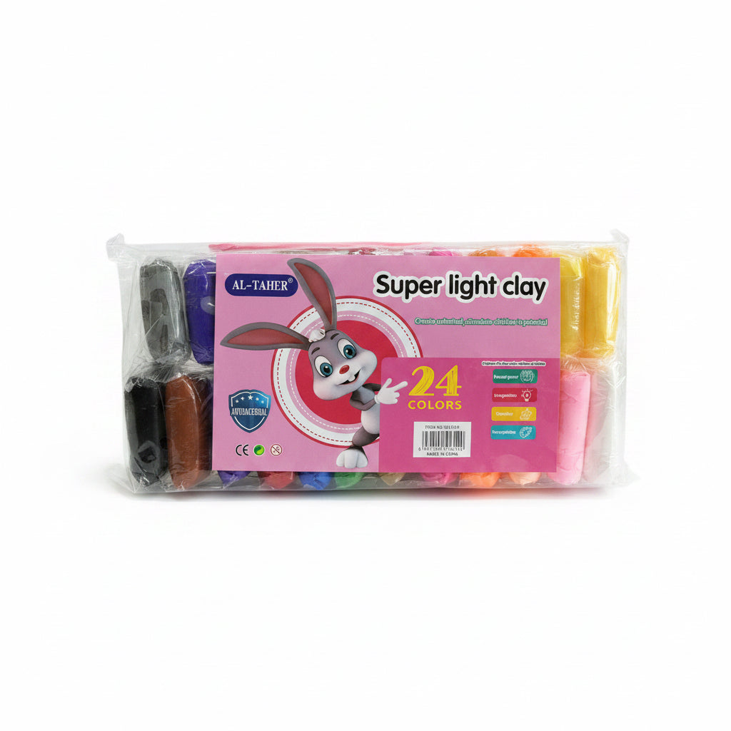 Super Light clay 24 colors / صلصال خفيف جدًا بـ 24 لون