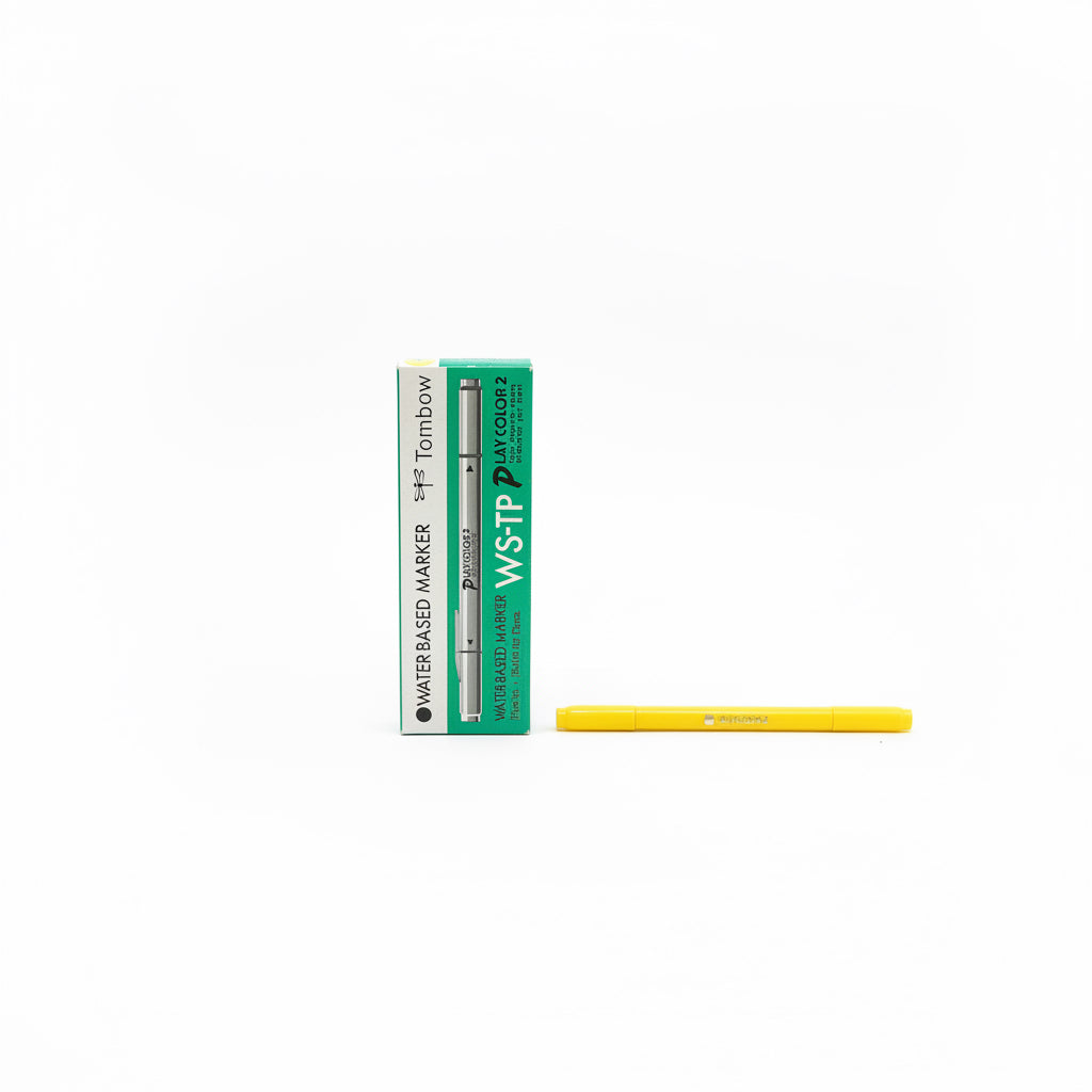 Tombow WATER-BASED MARKER x10 Yellow / تومبو ماركر مائي أصفر 10 قطع