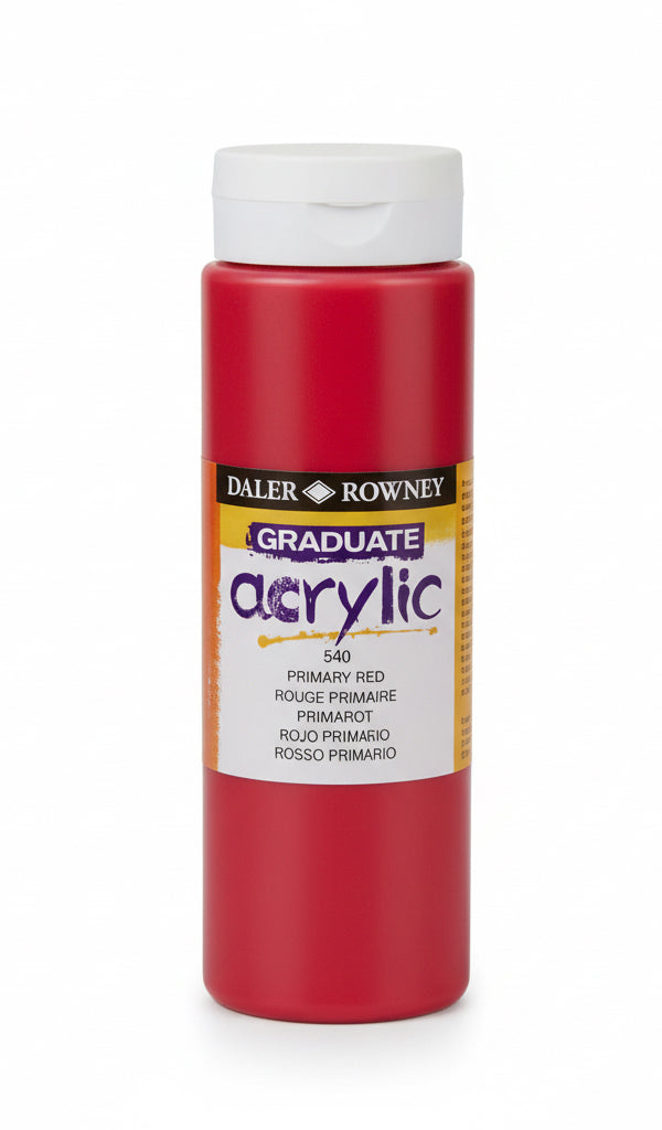 Daler Rowney Graduate Acrylic Paint 500 ml / ديلر روني أكريليك جراديوت 500 مل