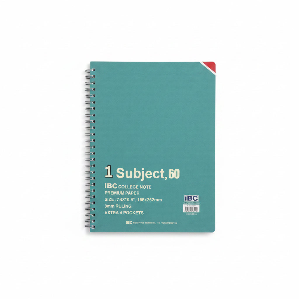 IBC 1 Subject 60 NoteBook / دفتر IBC مادة واحدة 60 ورقة