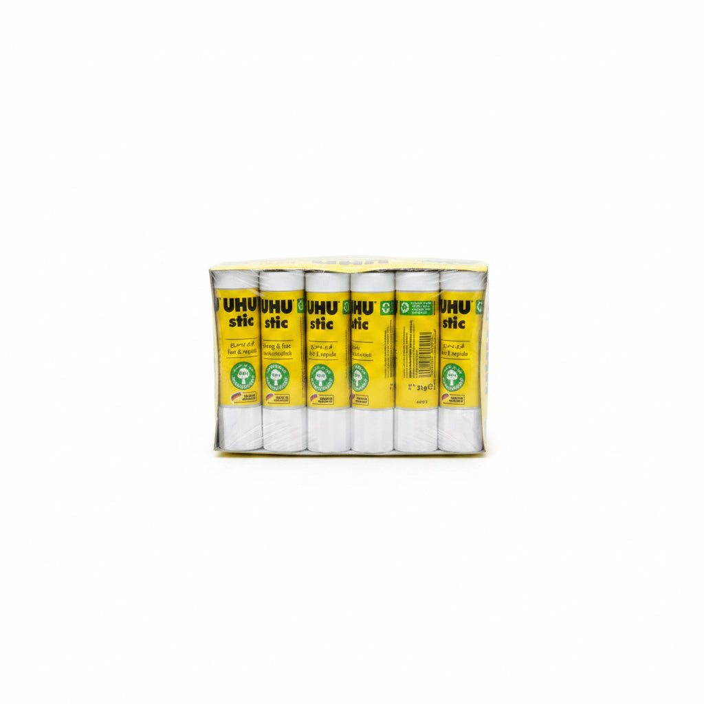 UHU stic 21g Glue stick x12 Pcs / يوهو عصا غراء 21 جم × 12 قطعة