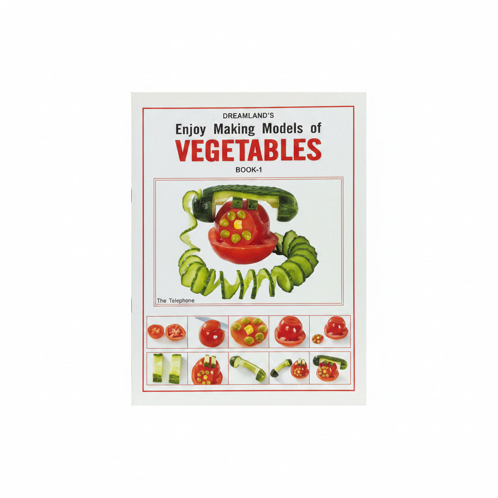Enjoy making models of Vegetables Book 1 / استمتع بصنع نماذج الخضروات كتاب 1