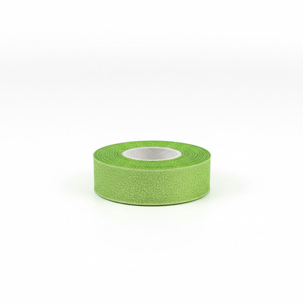 Ribbon 2.5cm Light Green Glitter / شريط