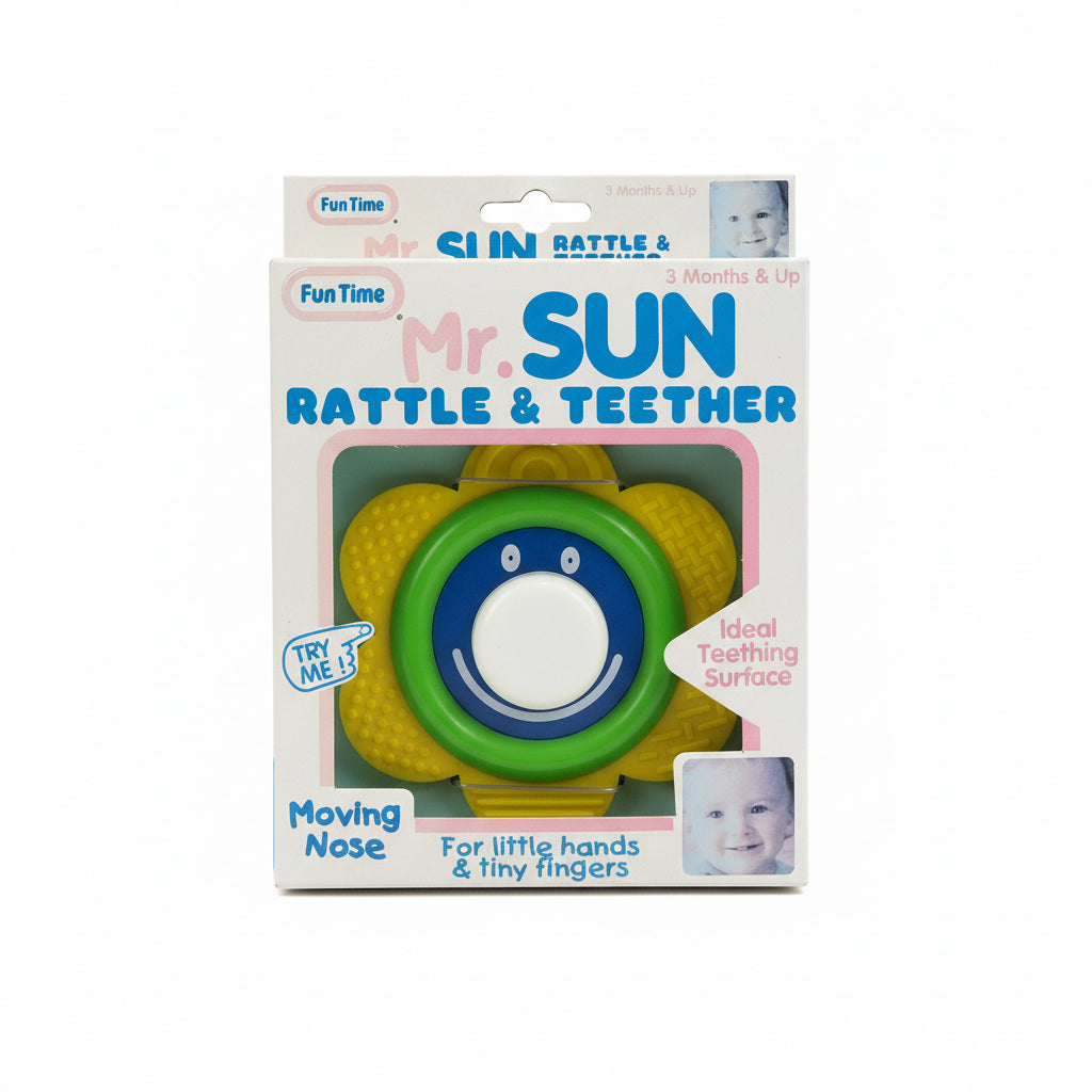 Mr.Sun RATTLE & TEETHER Moving Nose