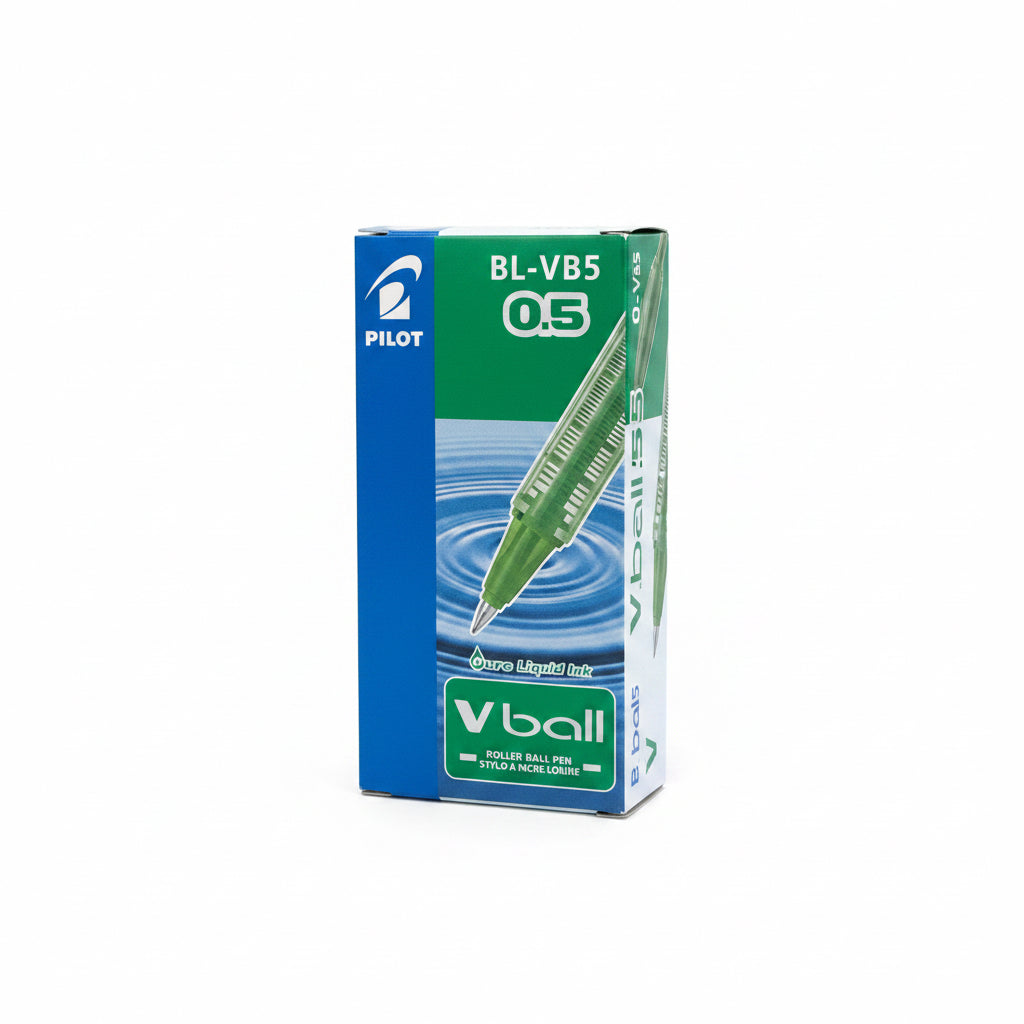 Pilot Vball 0.5 BL-VB5 x12 Green / بايلوت Vball 0.5 BL-VB5 ×12 أخضر