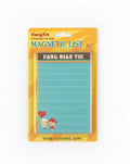 MAGNETIC LIST Stick Note Pad / دفتر ملاحظات لاصق مغناطيسي للقوائم