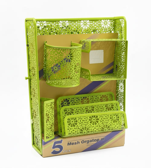 5 Mesh Desktop Set 5 Pcs / طقم مكتبي شبكي 5 قطع