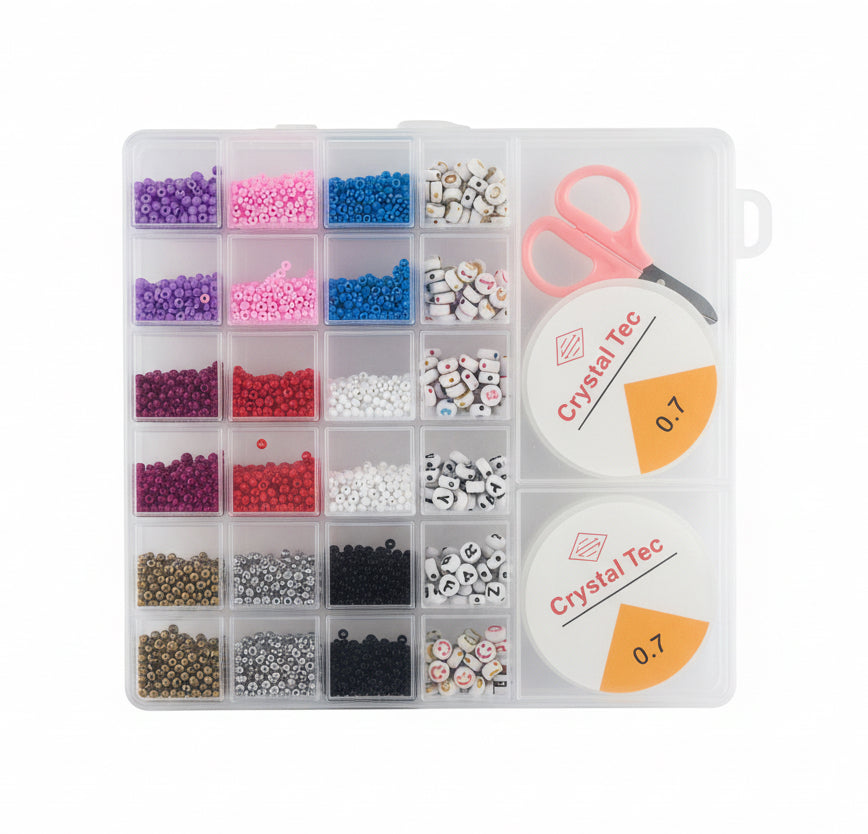 Beads jewellery Set Medium / طقم مجوهرات خرز متوسط