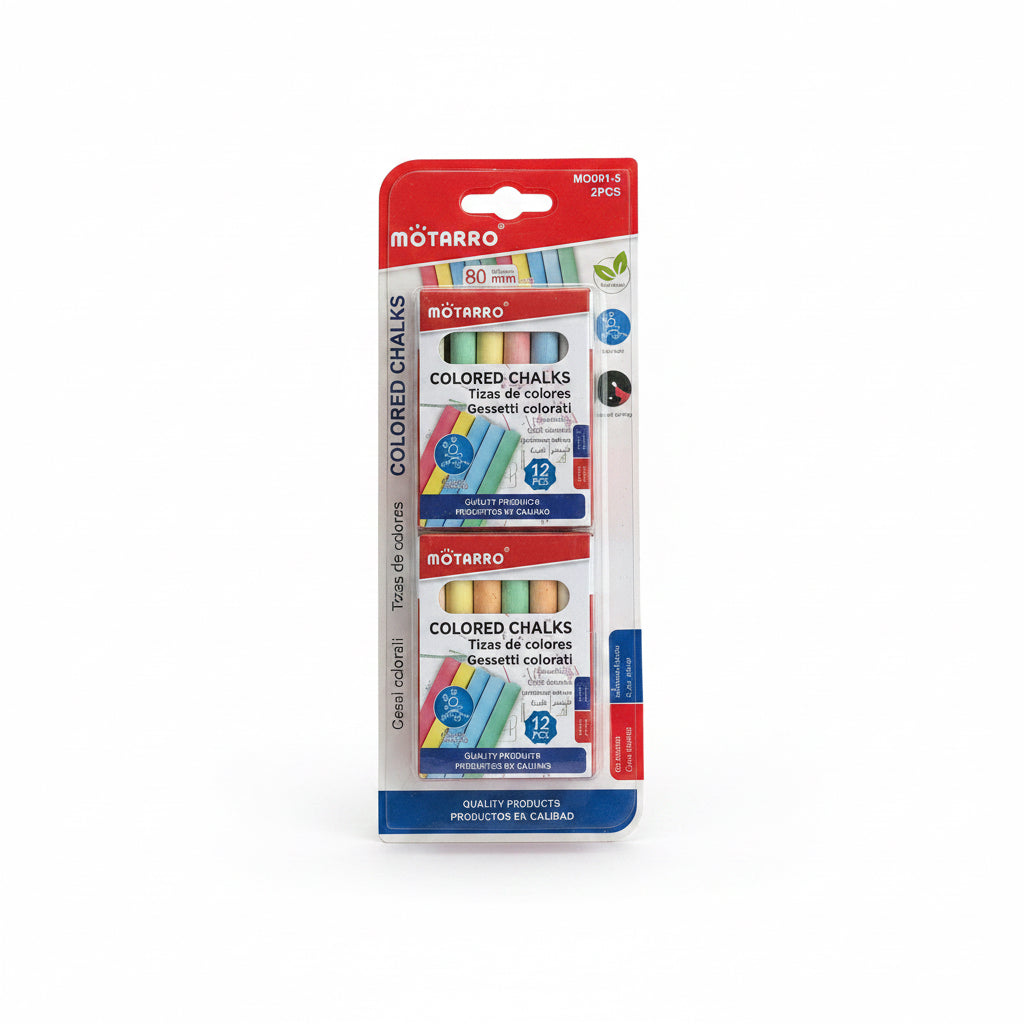motarro COLORED CHALKS 2 pcs / طباشير ملوّن من موتارو – قطعتان