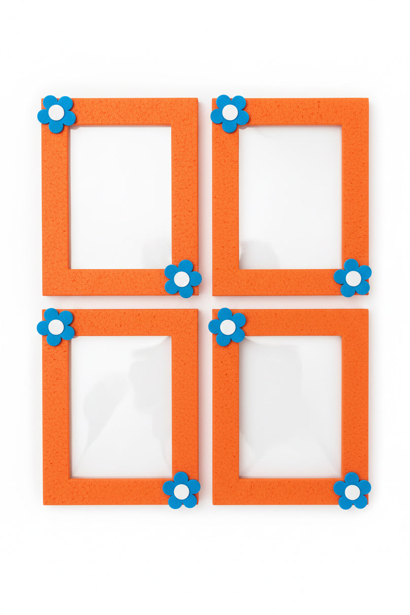 Foam Chart Flower Boundries / لوحة فوم بإطارات زهور