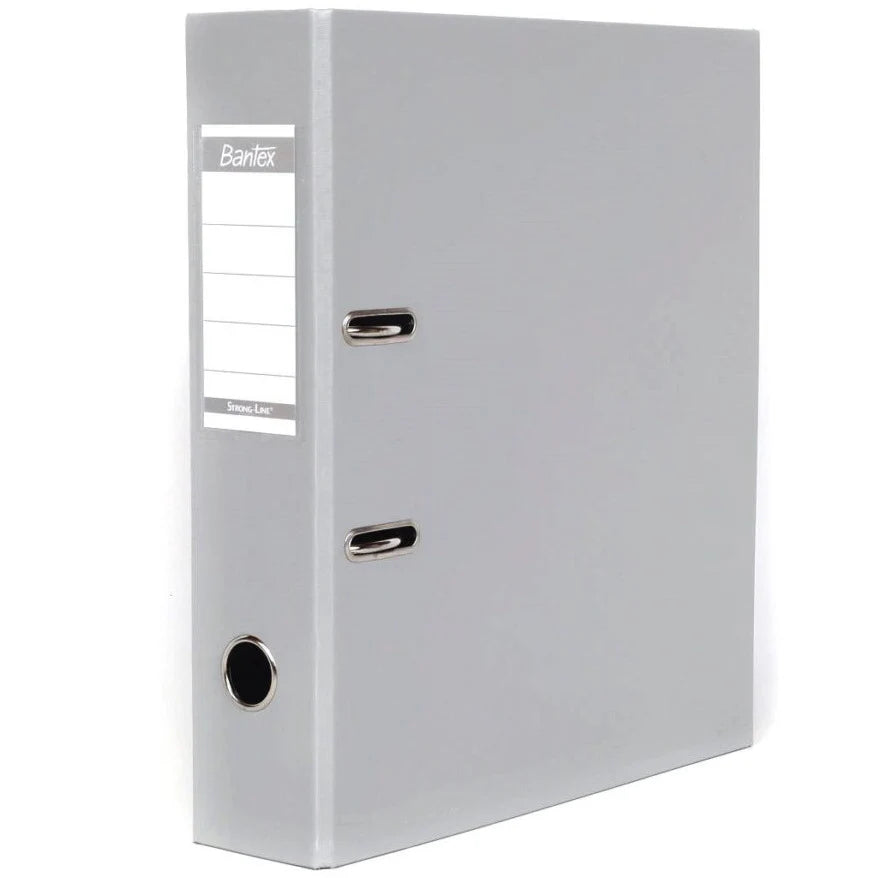 Bantex Strong Line File Box Grey / صندوق ملفات بانتكس لاين قوي بلون رمادي