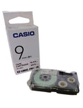 CASIO 9mmx8m TAPE CARTRIDGE White / خرطوشة شريط كاسيو 9مم×8م أبيض
