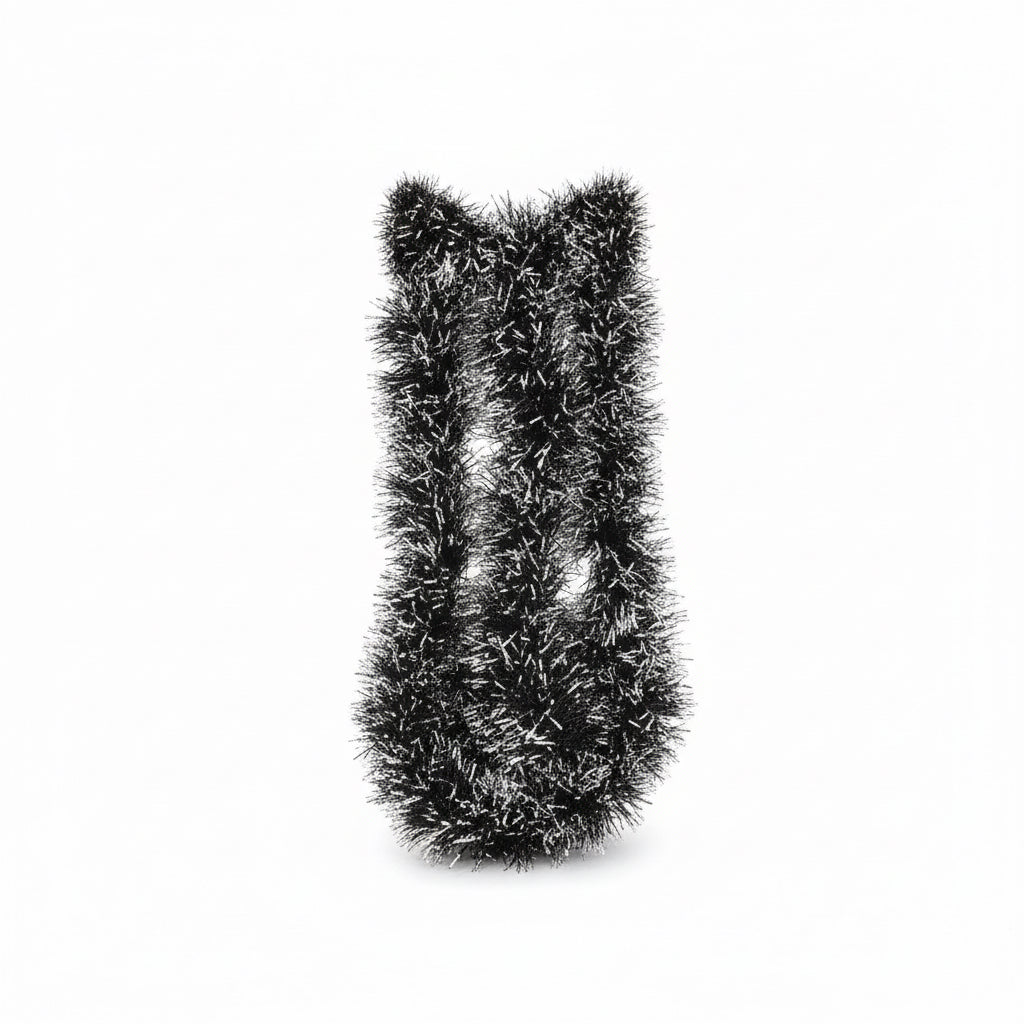 Tinsel Black / زينة لامعة