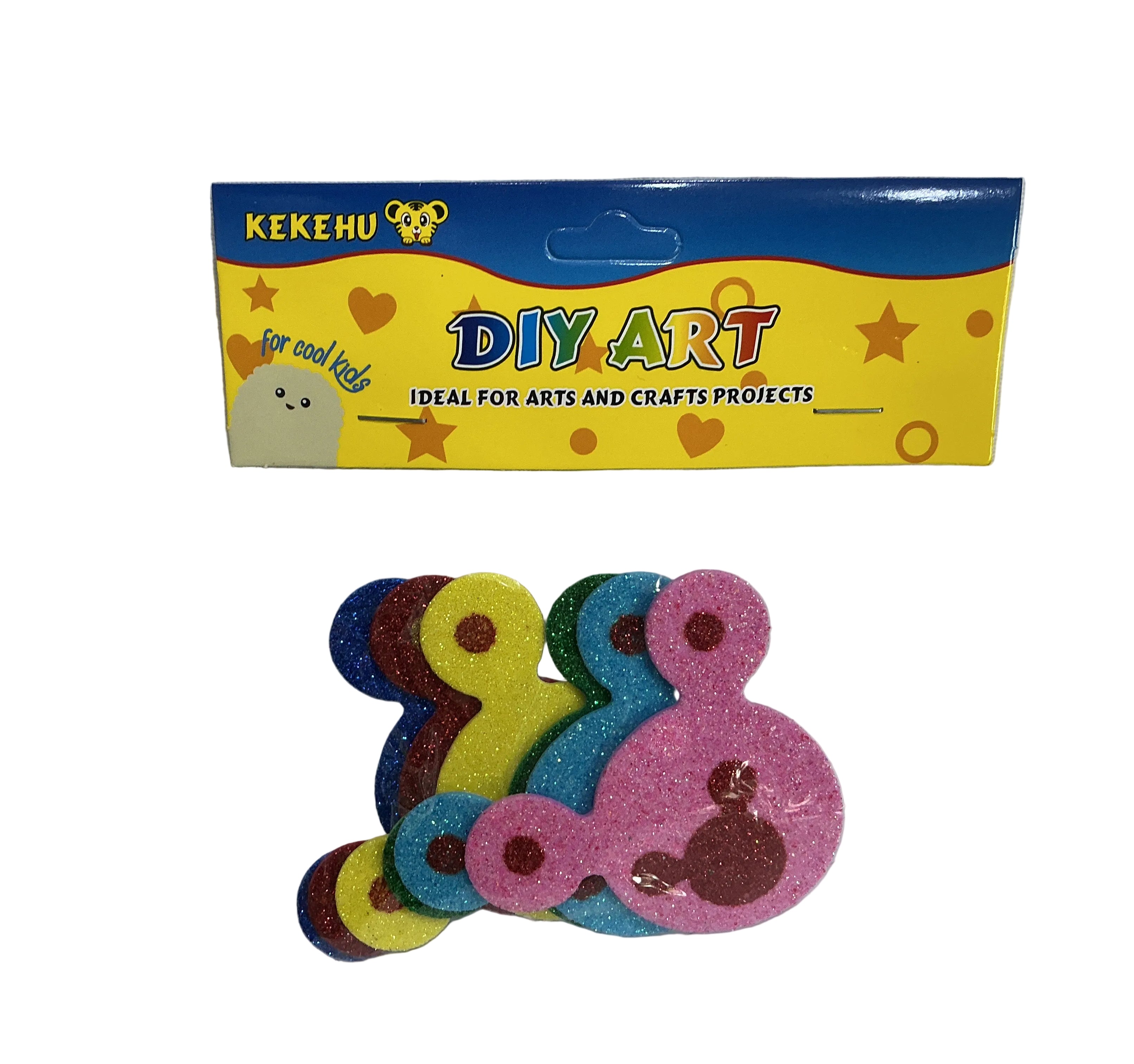KEKEHU Multicolor Glitter Stickers