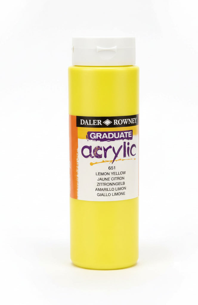 Daler Rowney Graduate Acrylic Paint 500 ml / ديلر روني أكريليك جراديوت 500 مل