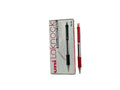 uni Laknock BALL-POINT PEN 1.0mm Red x12 / يوني لاكنوك قلم جاف 1.0مم أحمر ×12