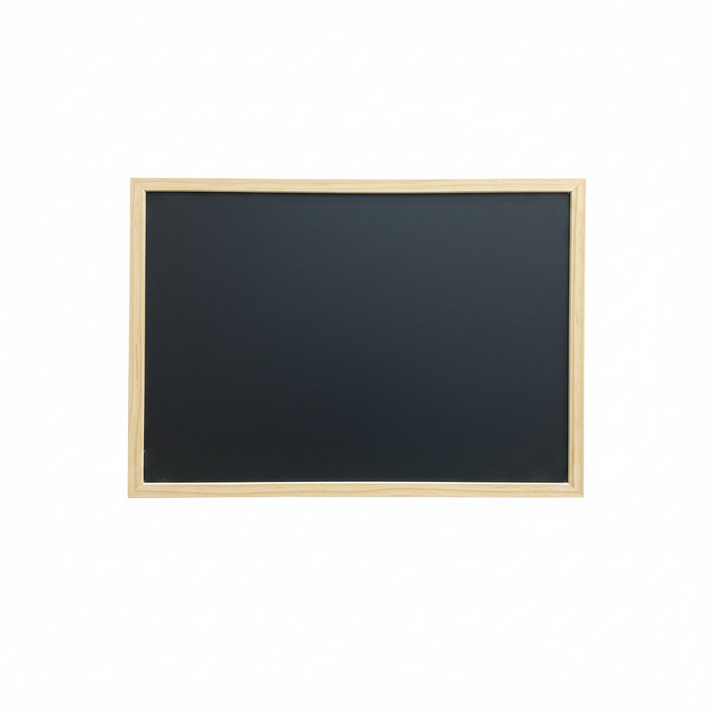 Double Side Magnetic Black Chalk Board 45x60cm / سبورة سوداء مغناطيسية مزدوجة الوجه للطباشير مقاس 45×60 سم