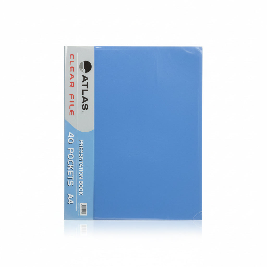 ATLAS A4 Presentation Book 40 Pockets / ملف عرض أطلس A4 (40 جيب)
