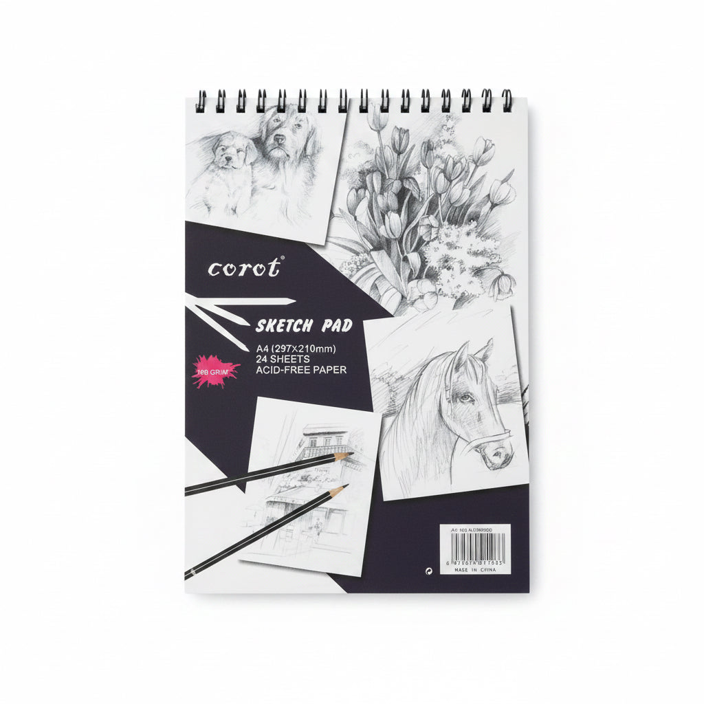 corot Sketch pad A4 160 gsm / كوروت دفتر سكتش 160 جم/م²