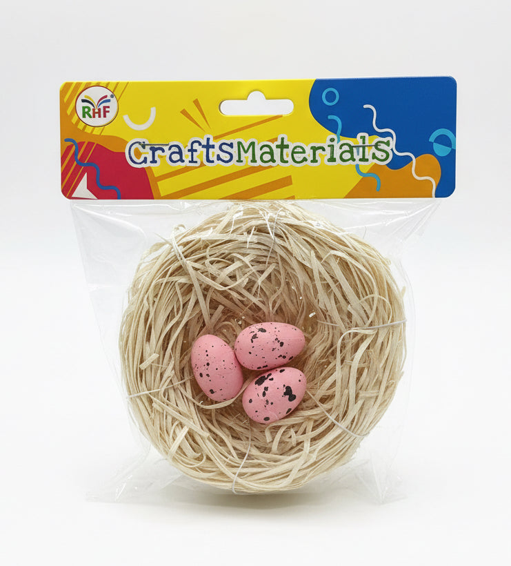 Bird nest with Artificial Eggs / عش طيور مع بيض صناعي
