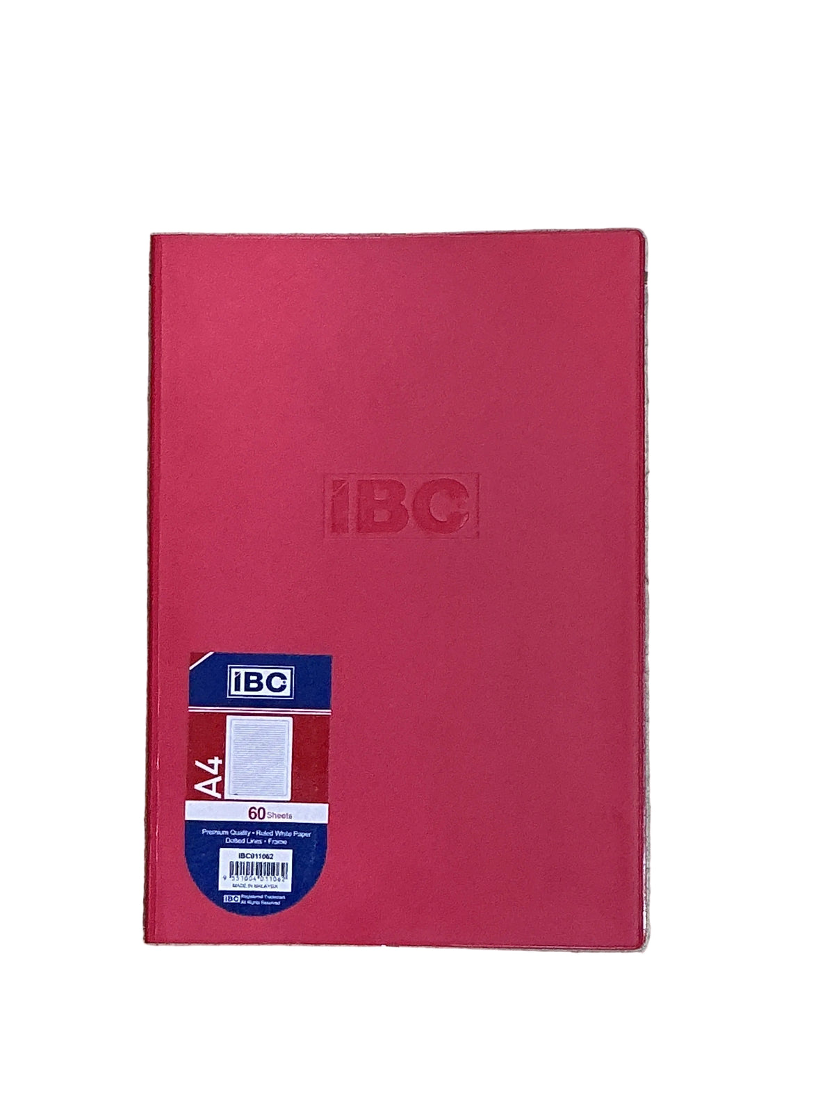 IBC Arabic Ruling A4 60 sheets / IBC مسطر عربي A4 ‏60 ورقة