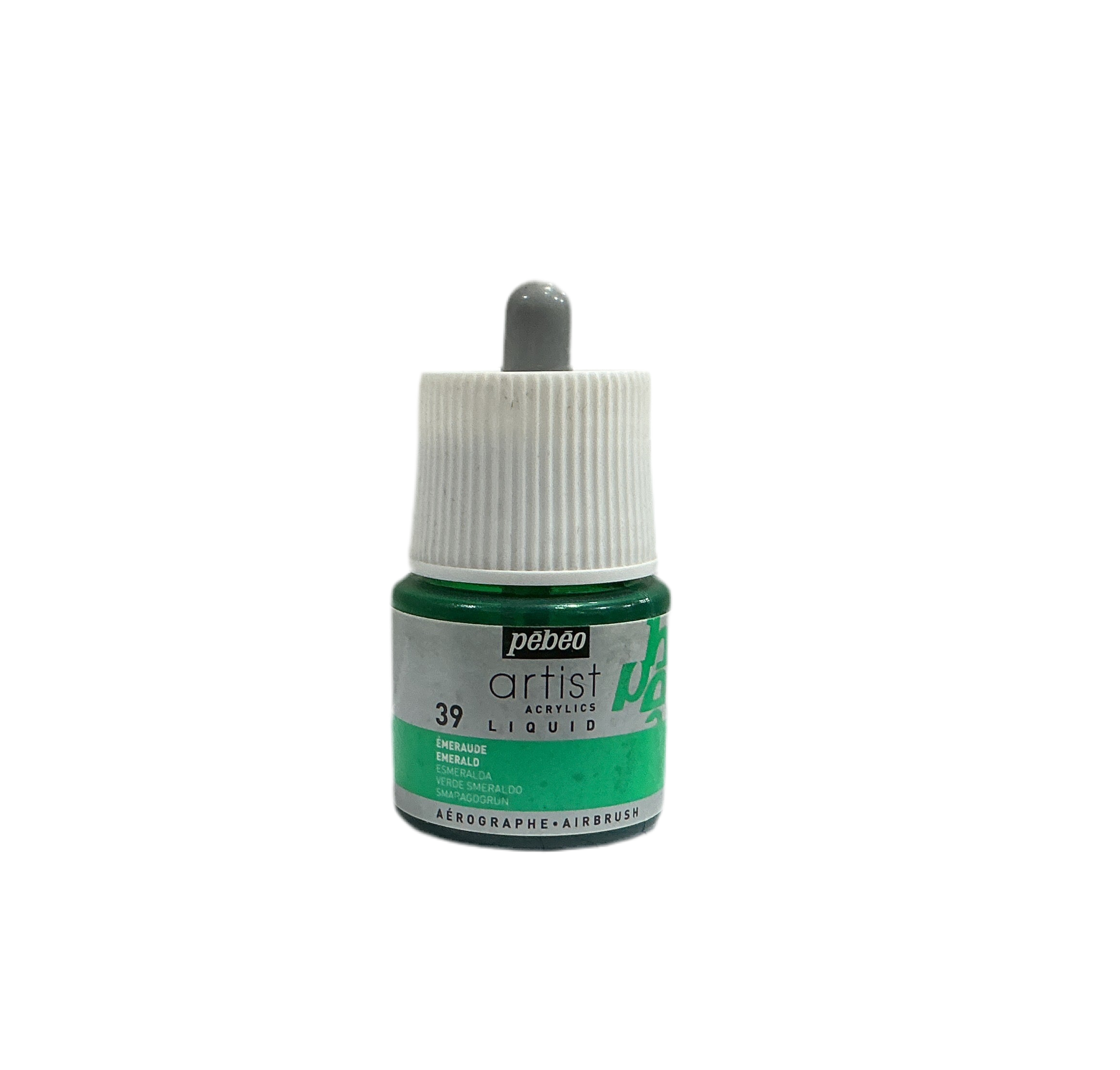 pebeo artist acrylics LIQUID 39 emerald / بيبو أرتيست أكريليك سائل 39 زمردي