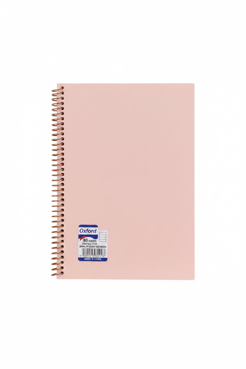 Oxford Spiral cover NoteBook 80 sheets / دفتر أوكسفورد بغلاف حلزوني