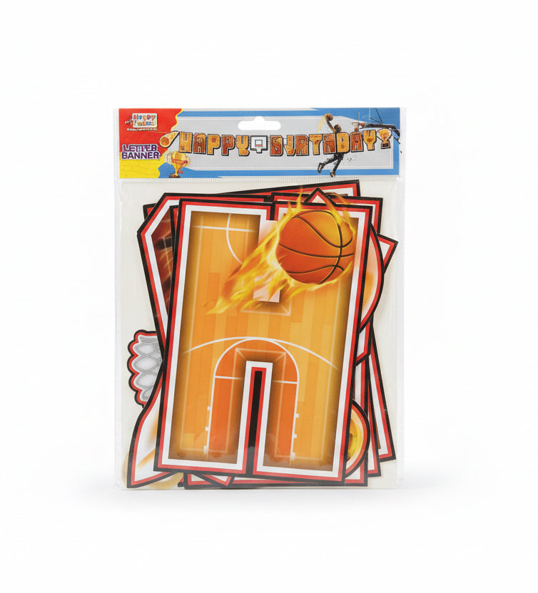 HAPPY BIRTHDAY Letter Banner / حبل زينة عيد ميلاد سعيد