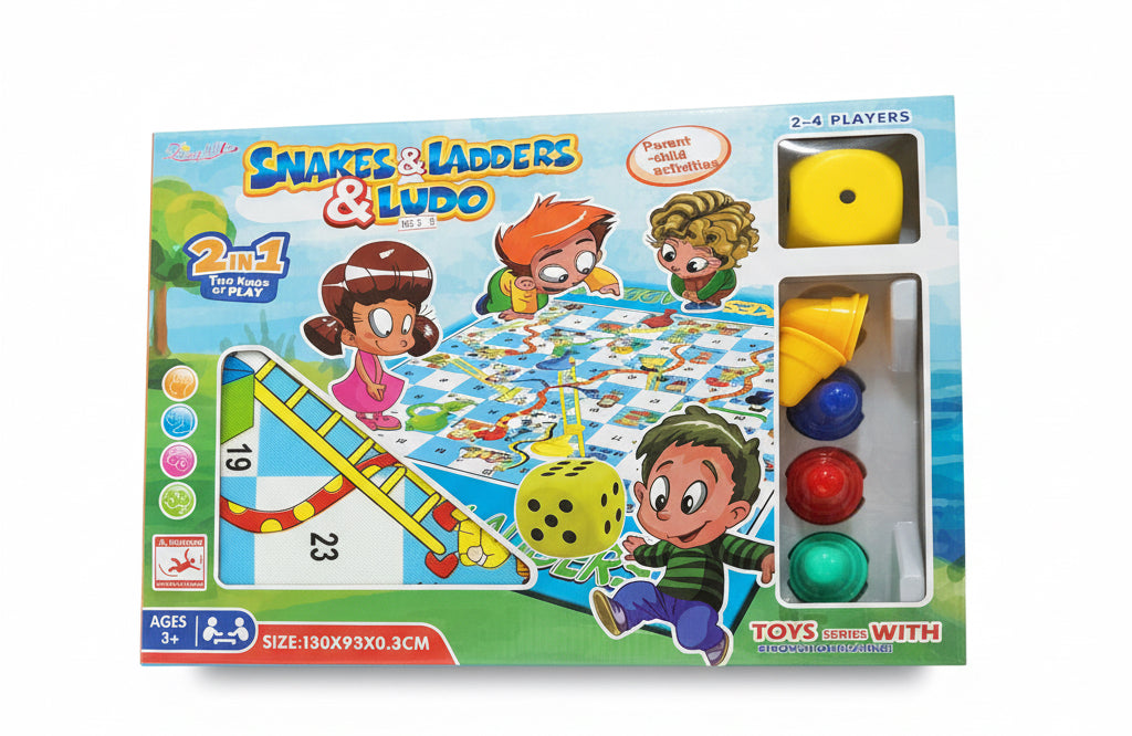 Snakes and Ladders and Ludo / السلالم والثعابين ولعبة اللودو