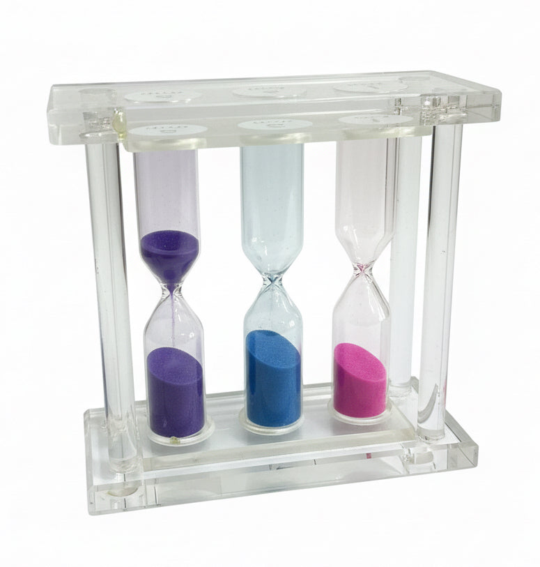 Glass sand 3 parts / ساعة رملية ٣ أوقات