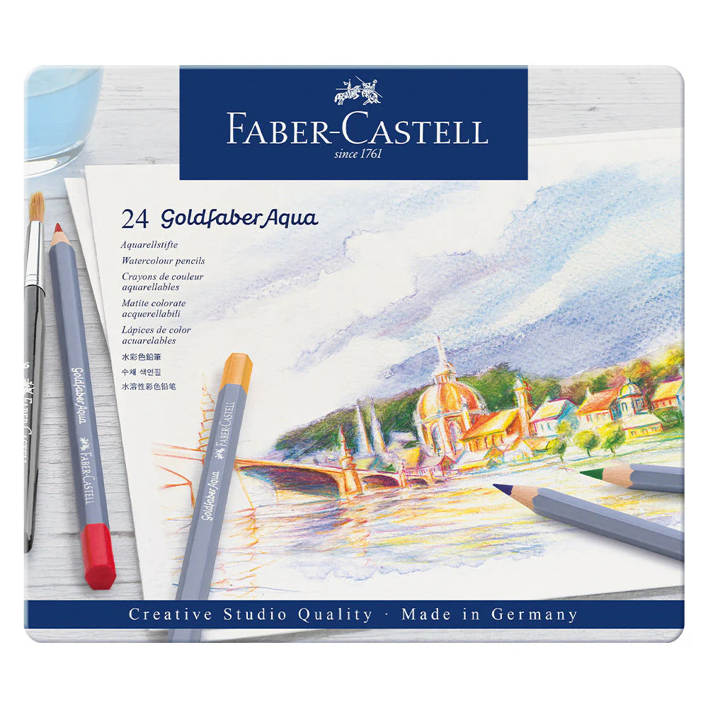 Faber-castell 24 Goldfaber Aqua / فابر-كاستل 24 غولد فابر أكوا