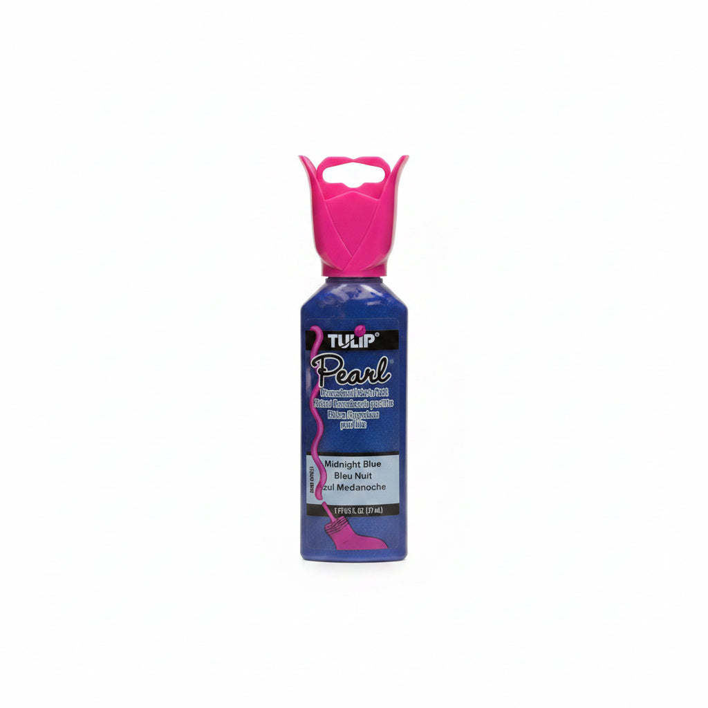 Tulip Pearl Fabric Paint Midnight Blue 37ml