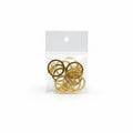 Key Rings with Chain Gold / حلقات مفاتيح مع سلسلة