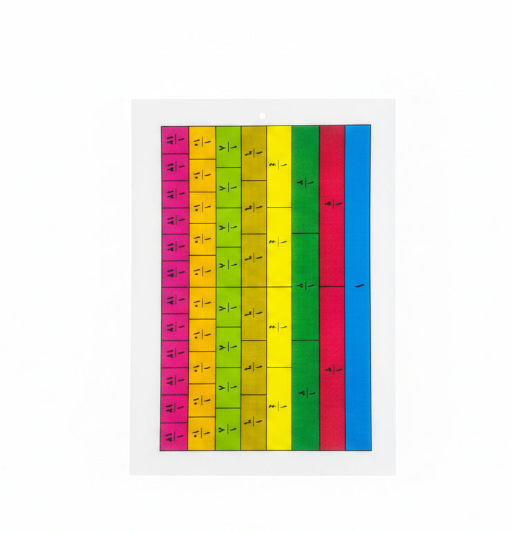 Fraction cards / بطاقات الكسور