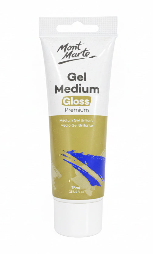 Mont marte Gel medium Gloss 75 ml / مونت مارت وسيط جل لامع 75 مل