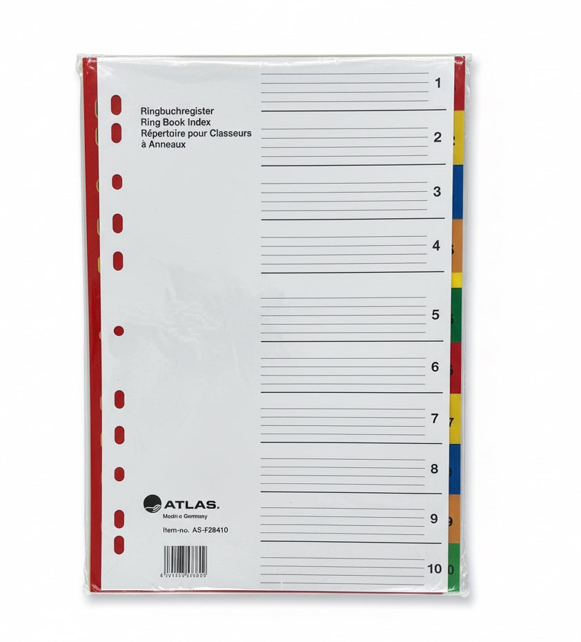 ATLAS Ring Book Index / فهرس دفتر حلقات أطلس