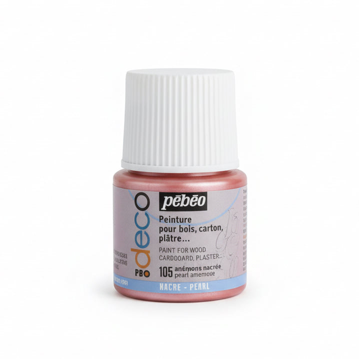 pebeo deco peinture 108 pearl anemone / بيبو ديكو طلاء لؤلؤي أنيمون 108