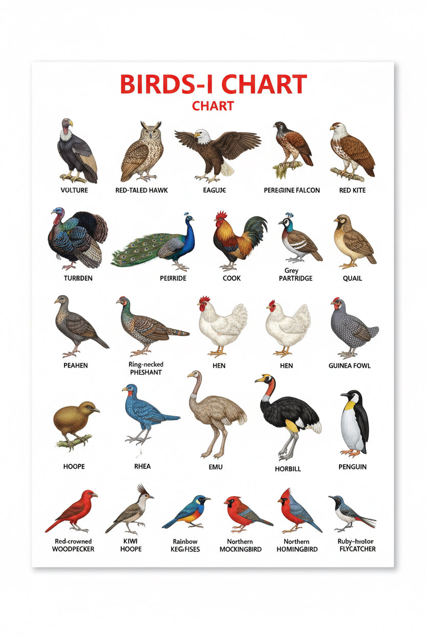 Learning Chart / لوحة تعليمية