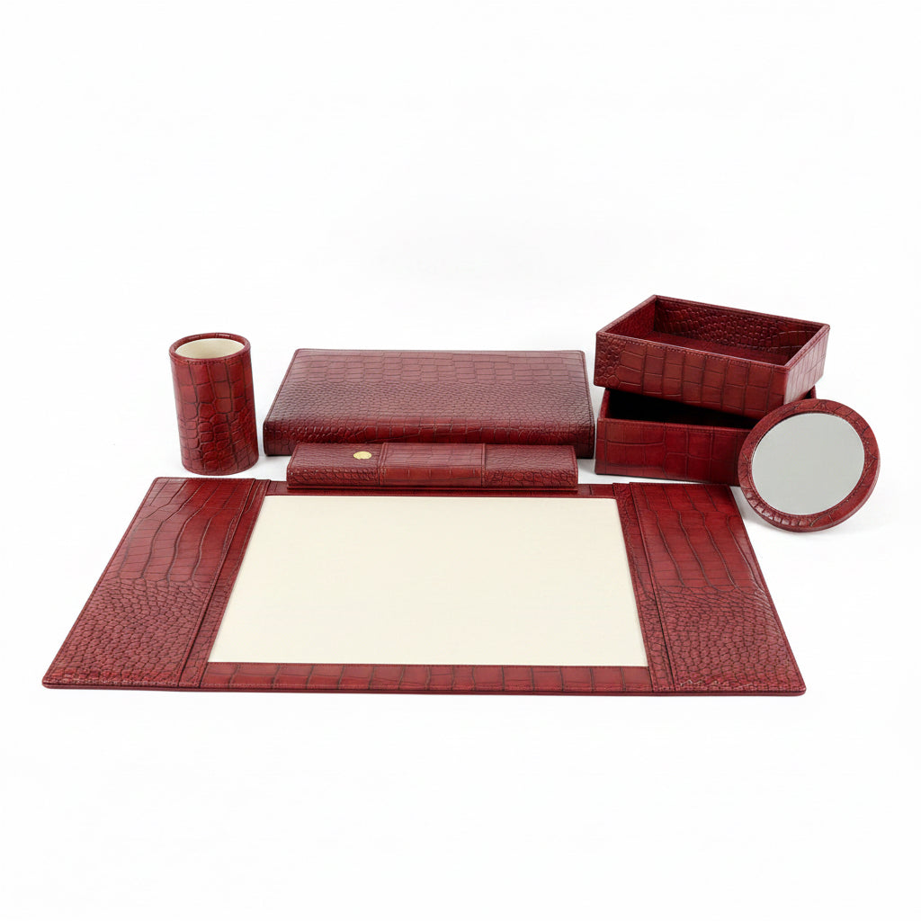 Desktop Set Red / طقم مكتبي