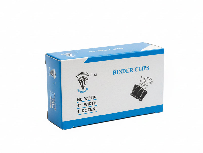 Diamond Binder Clips 25mm / مشابك ورق دايموند