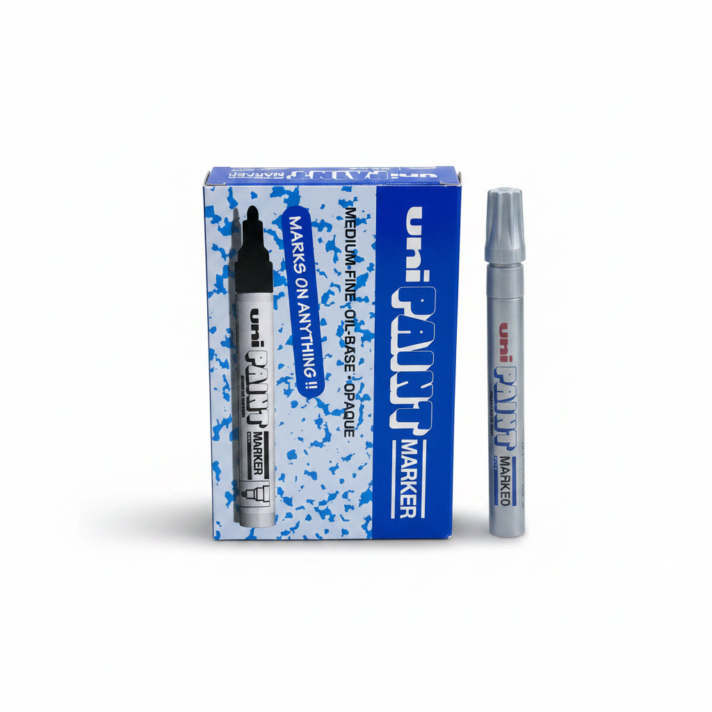 uni PAINT MARKER PX-20 Medium-Fine x12 Silver / يوني ماركر دهان PX-20 متوسط-دقيق ×12 فضّي
