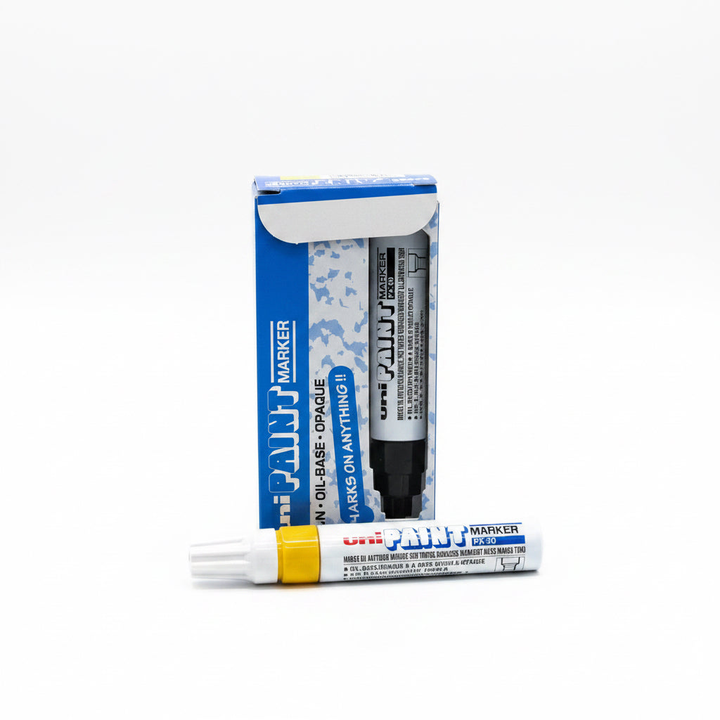 uni PAINT MARKER PX-30 BOLD x6 Yellow / يوني ماركر دهان PX-30 عريض ×6 اصفر
