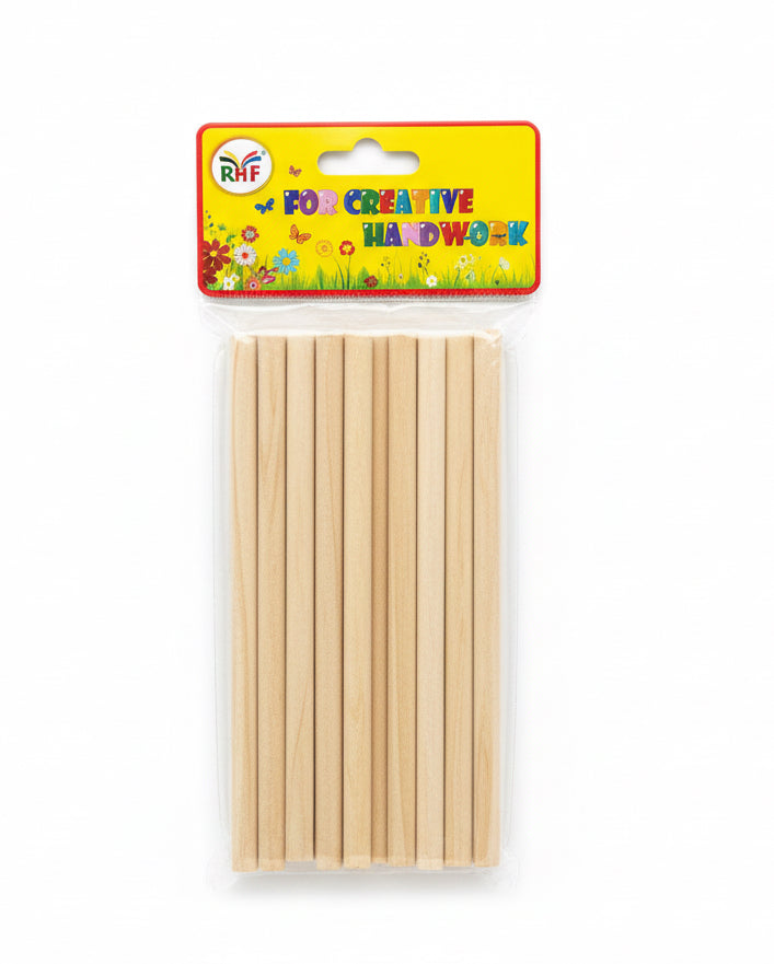 Wooden dowel Rods thick / أعواد خشبية سميكة