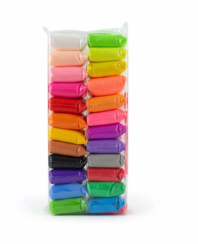 Ayiangel SUPER CLAY 24 Colors / آييانجل SUPER CLAY – 24 لونًا