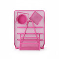 METAL MESH Office Set of 5 Pcs / طقم مكتب شبكة معدنية 5 قطع