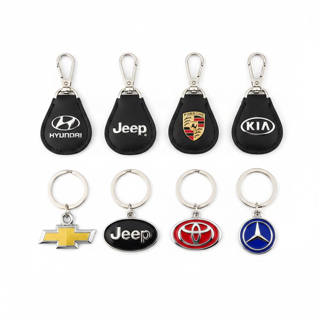 Black Fabric Keychain / ميدالية مفاتيح من القماش الأسود