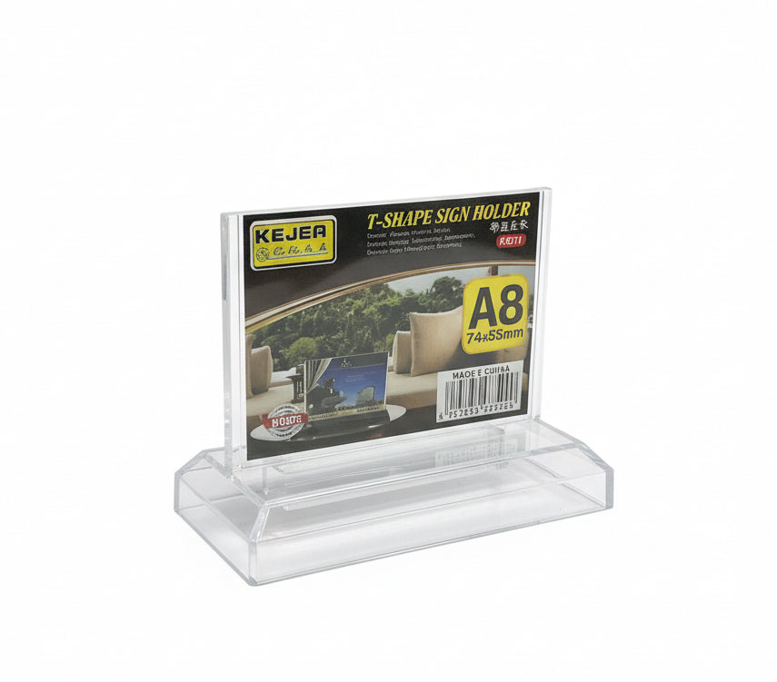 KEJEA T-SHAPE SIGN HOLDER A8 / حامل لوحات عرض KEJEA على شكل T مقاس A8