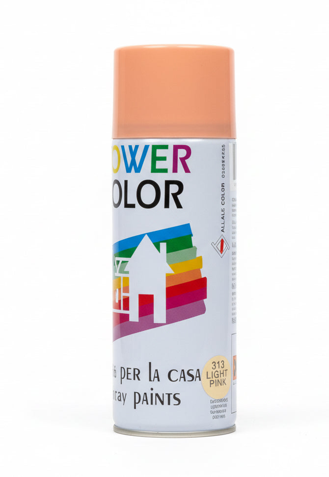 POWER COLOR Spray Paint Light Pink / بخاخ طلاء POWER COLOR وردي فاتح
