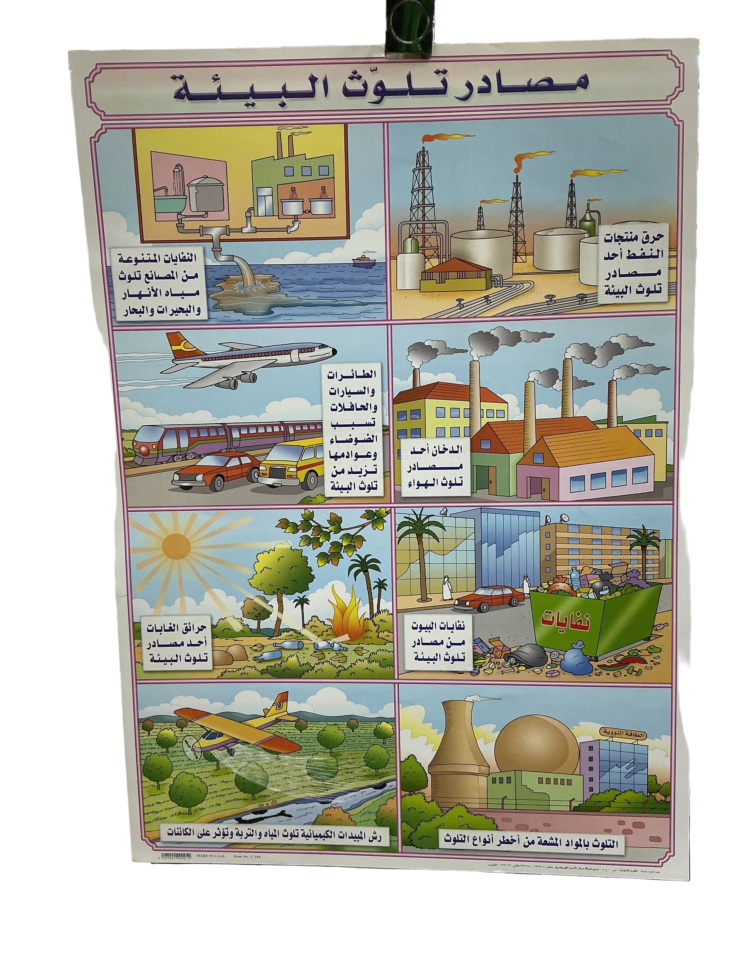وسيلة مصادر تلوث البيئة